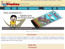 Tablet Screenshot of dimdimamagazine.com